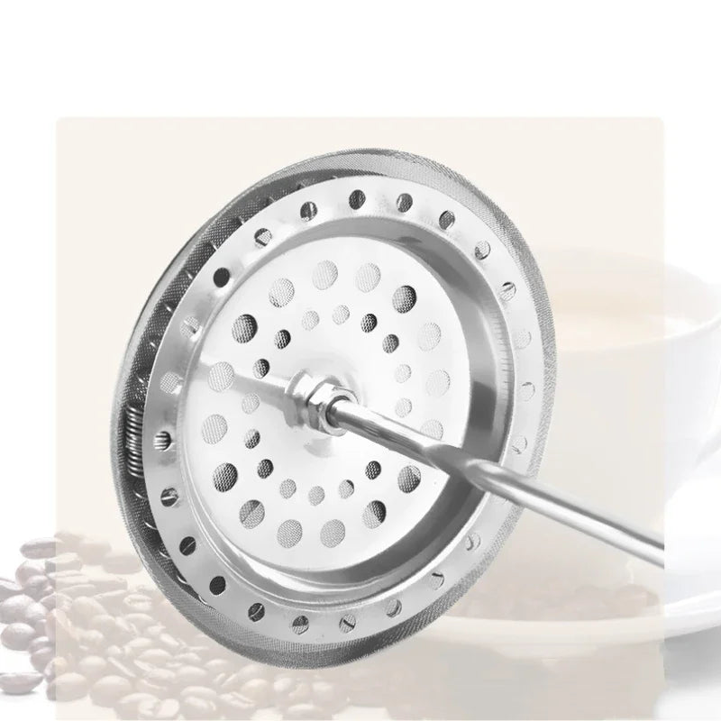 1Pcs French Press Kaffeemaschine Hitzebeständige Borosilikatglas Kaffeekanne Perkolator Kaffeemaschine mit Filtration Teekocher