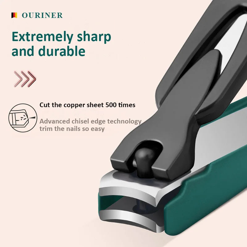 Bunte Nagelschneider Anti-Splash-Nagelschneider abtrennbares Design Fingernagel Clippers Edelstahl Maniküre Nagelwerkzeug