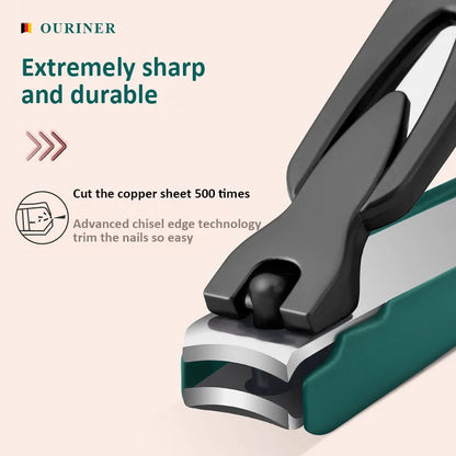 Bunte Nagelschneider Anti-Splash-Nagelschneider abtrennbares Design Fingernagel Clippers Edelstahl Maniküre Nagelwerkzeug