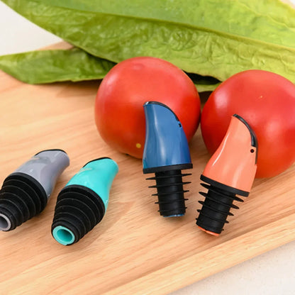 Ölflaschenverschluss, auslaufsicherer Spender, Sprühgerät, Schloss, Weinausgießer, Soßen-Likör-Stecker, Vakuum-Frischhaltewerkzeug für Küchenhelfer
