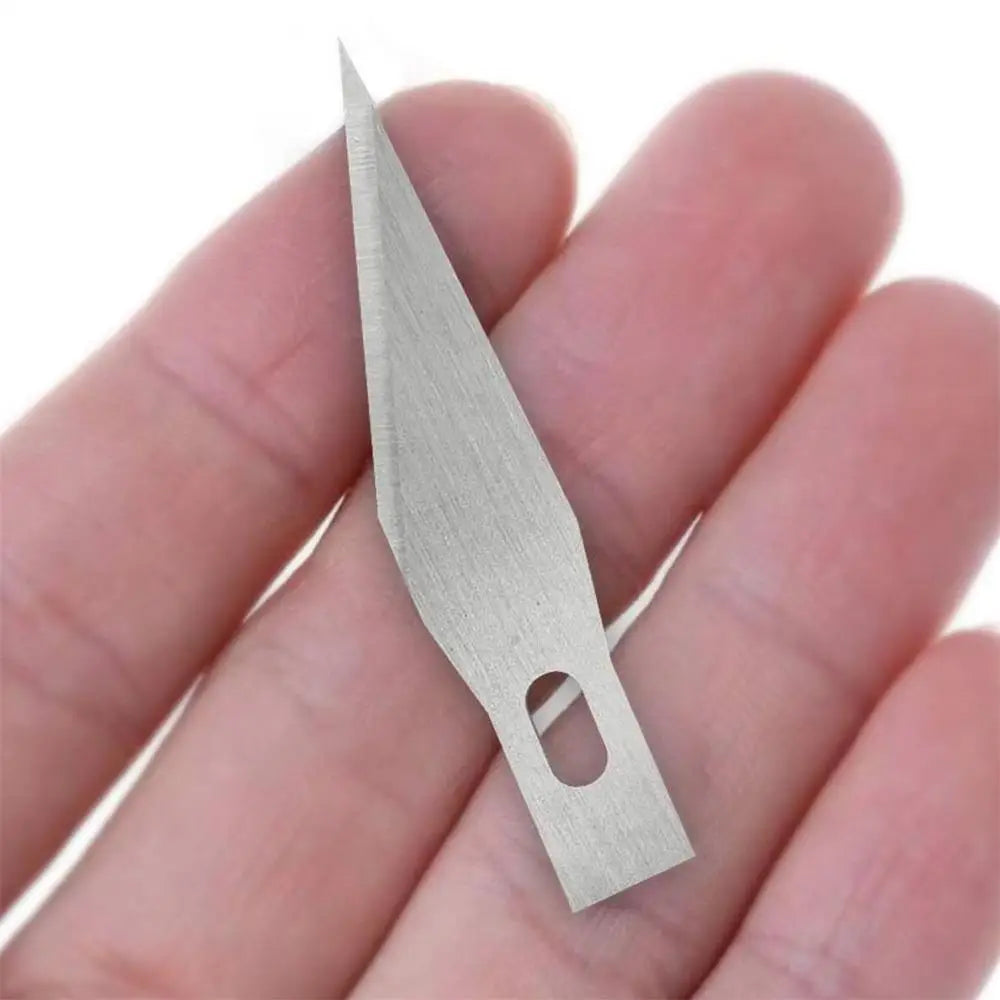 50 Stücke Neue Edelstahl Schnitzerei Zubehör Geschnitzte Messer Klinge Holz Schnitzerei Gravur Messer Klingen Gravur Kapitel Dropshipping Dropshipping