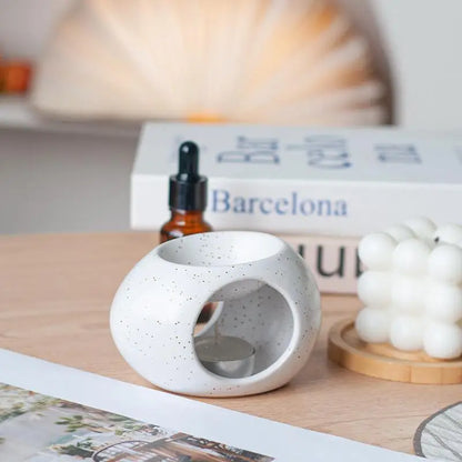 Keramik Aromatherapie ätherische Ölbrenner kreativer Cartoon Aromatherapie Brenner Kerze Weihrauch Brennende Wohnkultur Weihnachtsgeschenke