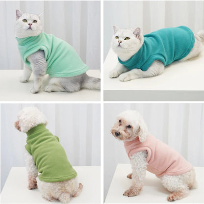 Fleece-Katzen-Hundejacke-S-bis-8XL-Frühling-Herbst-Haustierkleidung-für-kleine-mittelgroße-Hunde-Welpen-große-Hund-Weste-Kätzchen-Pullover-Outfit