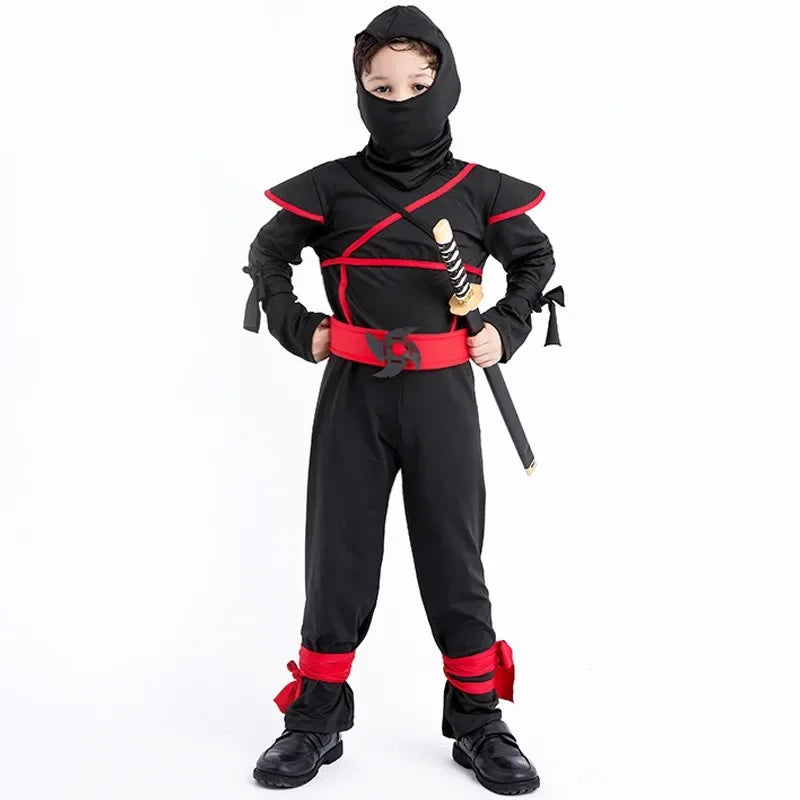 1:1 Ninja-Set: Halloween-Spielzeugset für Kinder, japanisches Samurai-Cosplay, Spielzeugmesser, Dolch, Wurfstern, Modellgeschenk, Sammlerstück, ungewöhnliches Spielzeug.