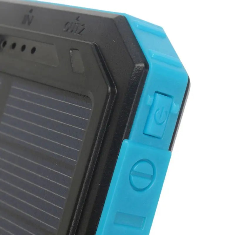 Tragbares 10000mah Dual-USB-Powerbank-Gehäuse Wasserdichtes Solar-Powerbank-Gehäuse Universell für Telefonladegerät Keine Batterien