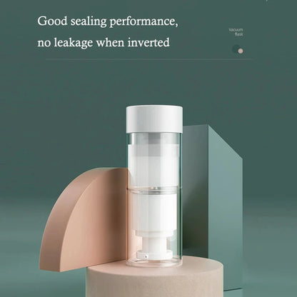 Tragbare leere Lotion / Spray Airless Vakuum nachfüllbare Flaschen Frau 15-100ML Reiseflasche Pumpe Toilettenartikel Kosmetikbehälter