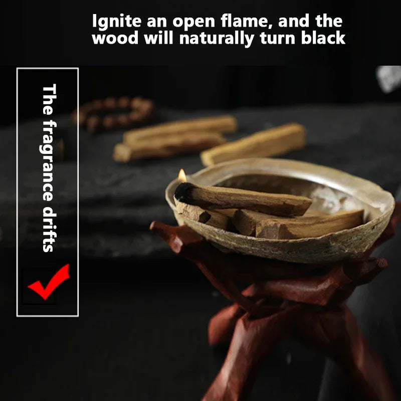 Palo Santo Natürliche Räucherstäbchen Hoher Ölgeruch alter Materialien für eine lang anhaltende Anwendung der Yoga Buddha Aromatherapie-Szene