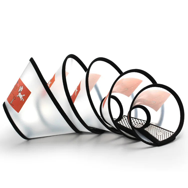 hochwertiges Haustier-Kreisschutz-Halsband-Ring-Katzen-Hund-Anti-Biss-Beauty-Schutzschild-Wundabdeckung-Hund-Katzen-Halsband