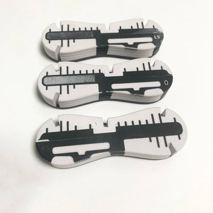 Einfach zu installierende Ruderschlitz-Finnenkästen Surfbrett-Finnenstecker 0 Grad Mittelflossenkasten + 9 Grad Seitenflossenkasten