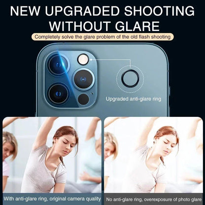 4PCS Full Cover Kamera Objektiv Schutzglas für iPhone 11 12 13 14 15 16 Pro Max gehärtetes Glas für iPhone 14 15 16 Plus Film