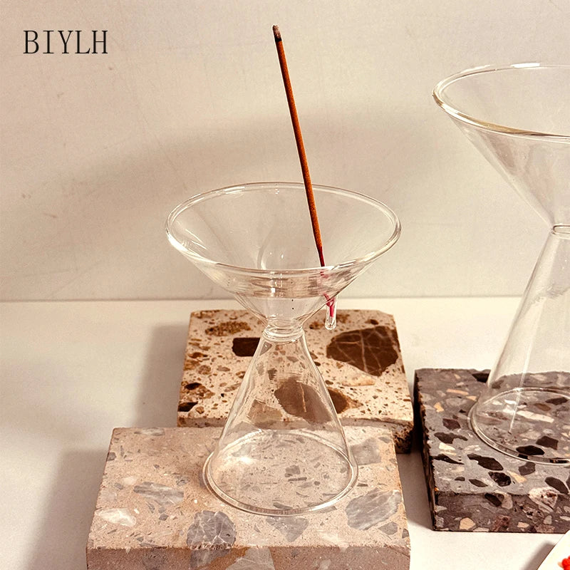 Biylh Aromatherapie Stick Basis Glaskerzenhalter Home Dekoration Duft Kerzenurlaub Romantische Atmosphäre Ornamente Geschenke