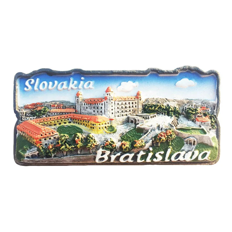 Kühlschrank Magnete Slowakei Kühlschrank Magnet Aufkleber Harz Souvenir Home Decoration Bratislava Kühlschrank Magnet Kinder Geschenke