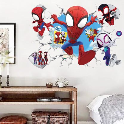 niedliche-mini-spiderman-superhelden-wandsticker-fur-kinderzimmerdekoration-zu-hause-schlafzimmer-pvc-dekor-cartoonfilm-wandgemalde-kunstaufkleber