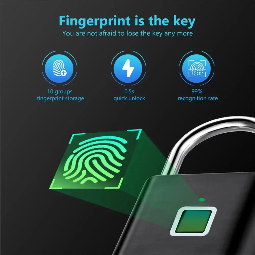 Kerui-Keyless-USB-Charging-Fingerprint-Lock-Smart-Padlock-Waterproof-Door-Lock-0-2sec-Unlock-Portable-Anti-Theft-Vorhängeschloss-Zink