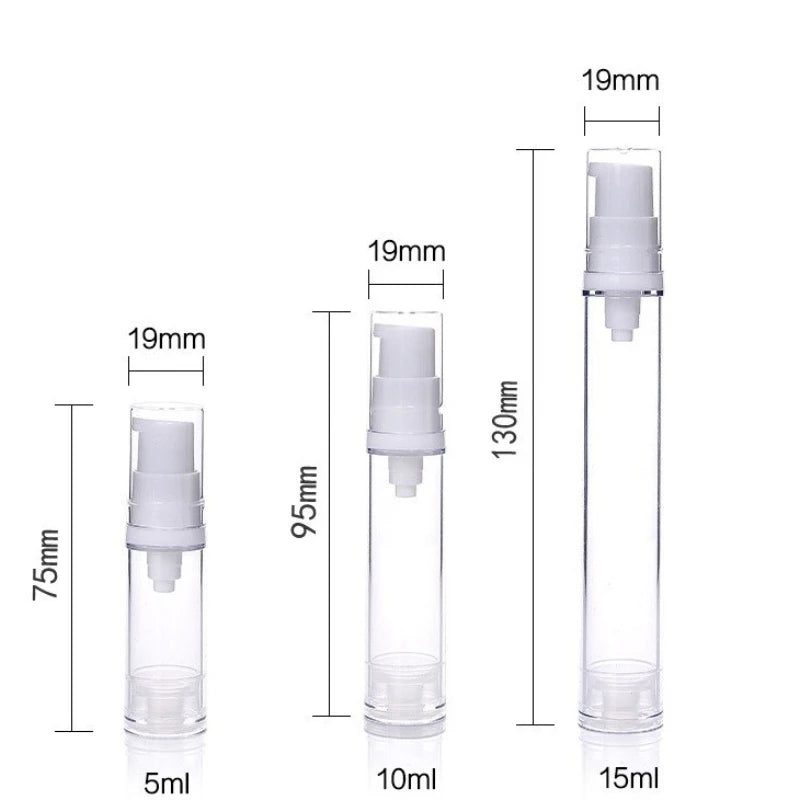 Liquid Foundation Reiseflasche 5/10/15ml Kosmetik Augencreme Vakuumflasche Reise Tragbare nachfüllbare Flaschen Großhandel