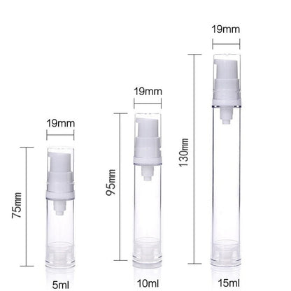 Liquid Foundation Reiseflasche 5/10/15ml Kosmetik Augencreme Vakuumflasche Reise Tragbare nachfüllbare Flaschen Großhandel