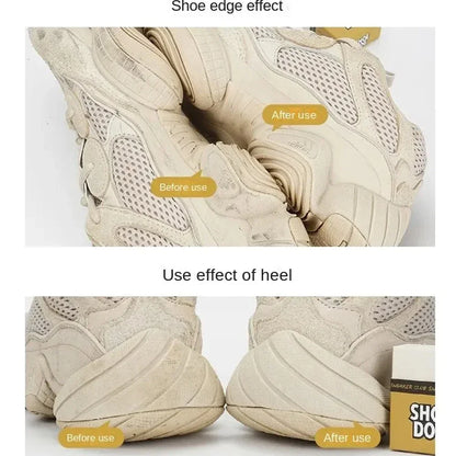 Schuhreinigungsradierer – Waschfreier Schuhfleckenreiniger, Schuhpflege, Reinigungsgummi für Sneaker, Lederschuhe, Sportschuhe, Stiefel