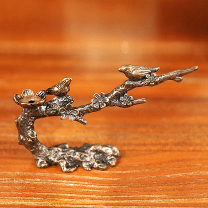 Kleiner Räucherofen Ornament Kreativ Glückliche Pflaume Zweig Halterung Räucherstäbchen Einsatz Aroma Ofen Rückfluss Räucherofen