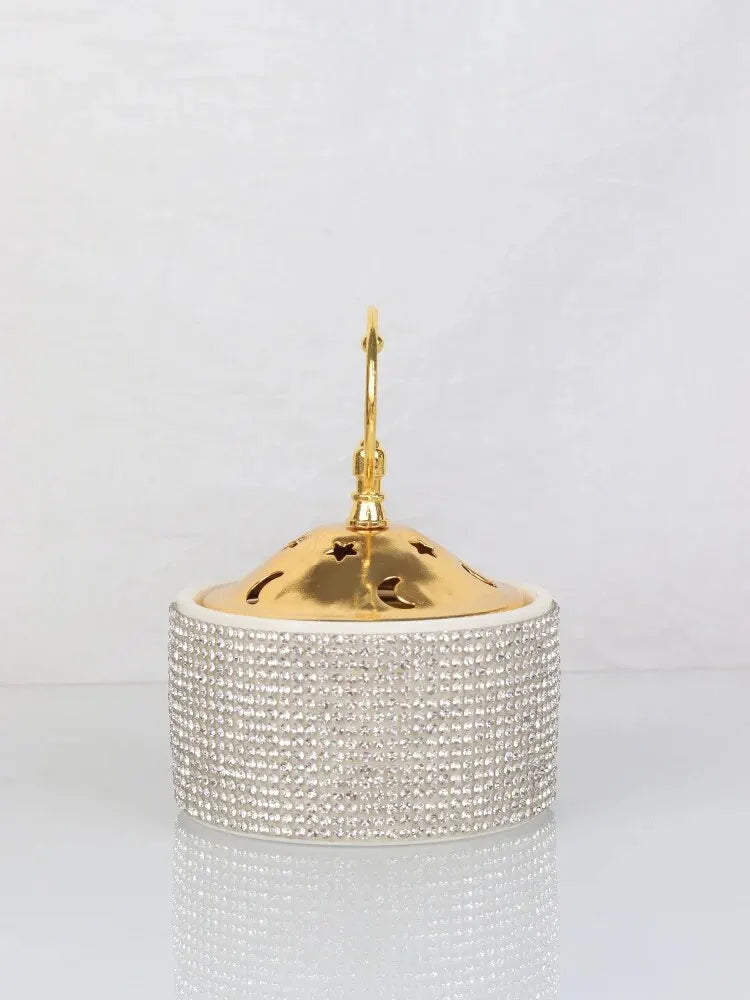 Mittlerer Osten Europäischer Stil Bakhoor Brenner Heimdekoration Ornamente Bakhoor Brenner Diamant Mode Räucherstäbchen Brenner