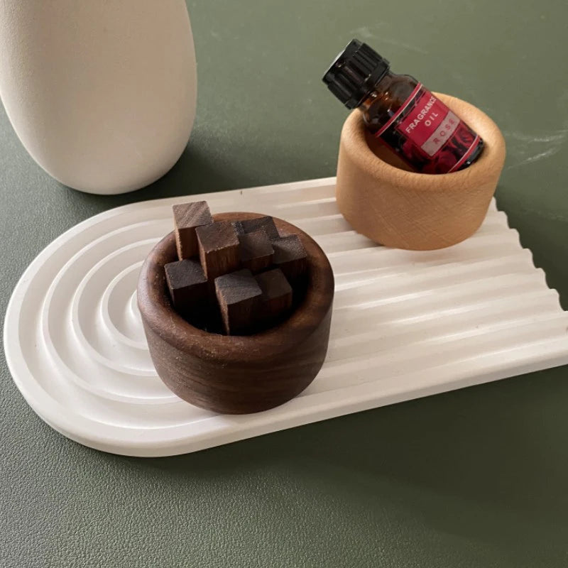 Erweitertes Duftholz, natürliche Buche, schwarze Walnuss, feuerlose Aromatherapie, ätherisches Öl, Aromadiffusor, expandierender Holzstab