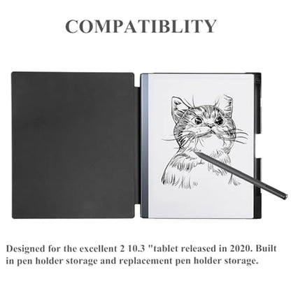 Ultradünne Hülle für bemerkenswerte 2 leichte Tablet-Hülle mit Stiftschlitz, Magnetverschluss, Federaufbewahrung, Schutzhülle