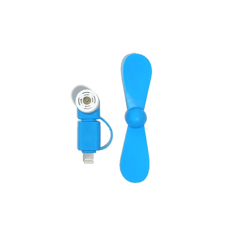 Kreativer Mini Tragbarer Micro-USB-Lüfter 5v 1w Mobiltelefon USB C Mini Fan Gadget Fan Tester