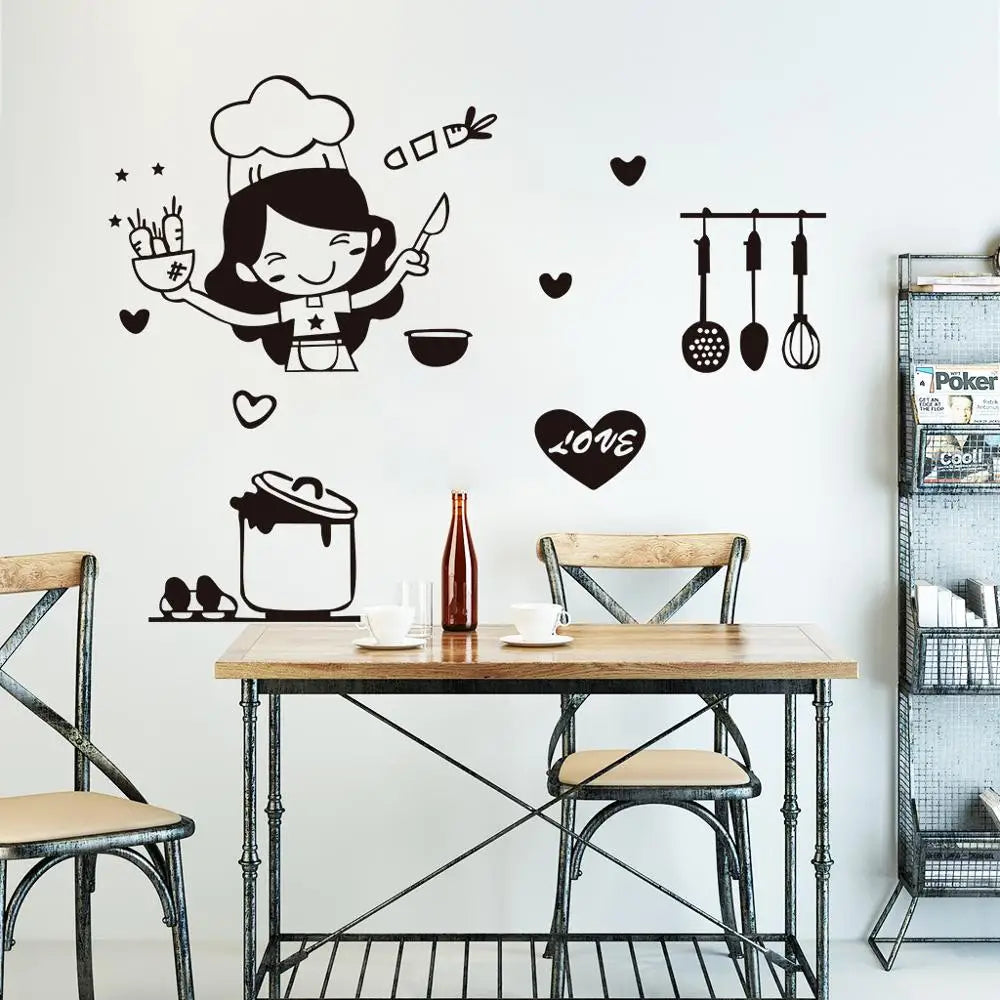 glückliches-madchen-koch-liebt-kochen-wandaufkleber-restaurant-bar-kuche-esszimmer-kuhlschrank-lichtschalter-aufkleber-diy-kunst-wohnkultur