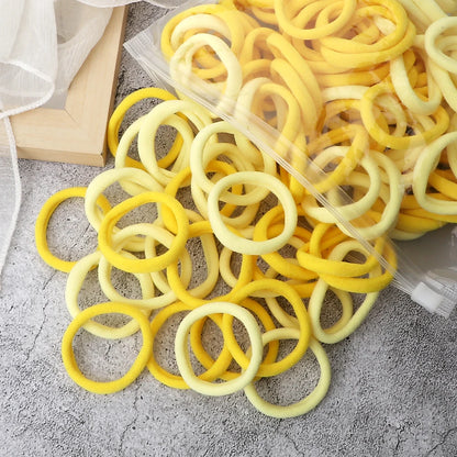 50er-Set-Damen-Mädchen-Basic-Haarbänder-4cm-einfache-einfarbige-elastische-Stirnband-Haarseile-Krawatten-Haar-Accessoires-Pferdeschwanzhalter