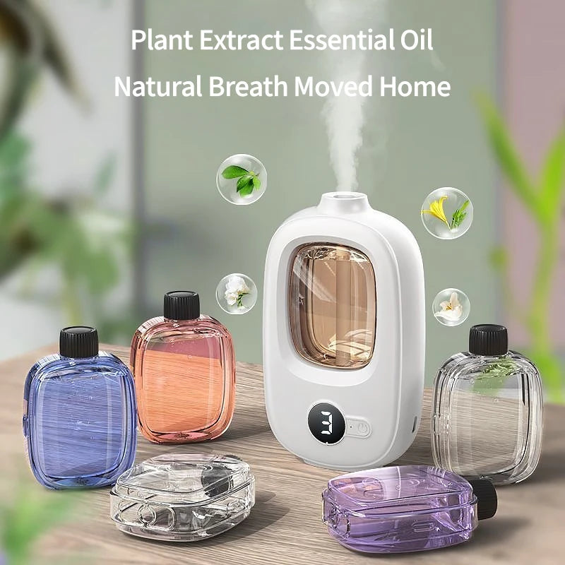 Automatisches Aromatherapie-Gerät Toilette Zuhause Lufterfrischer Aromatherapie-Maschine Diffusor für ätherische Öle Wiederaufladbarer Luftbefeuchter