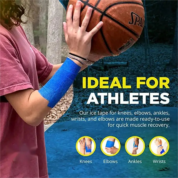 Ice Bandage Instant Cooling Ice Tape Muskelregeneration Kühl- und Kompressionsband für Sportler und Erwachsene