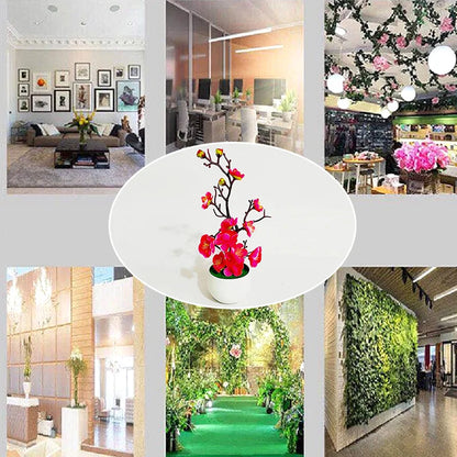 30 cm Künstliche Pflanzen Bonsai, Kleiner Baum, Simulationspflanze im Topf, Kunstblumen, Tischdekoration, Topf-Ornamente für Heimdekoration, Hotel- und Gartendekoration