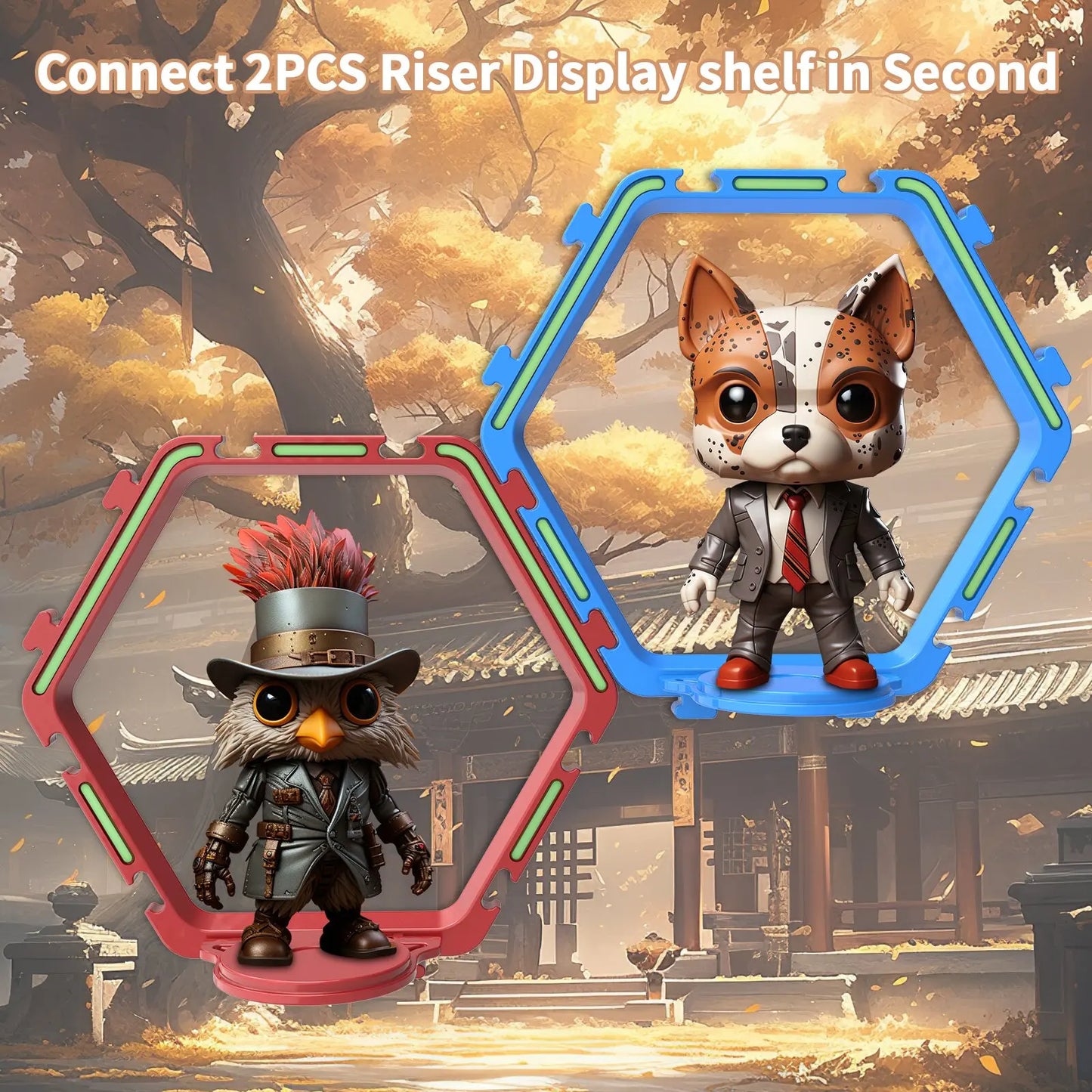 14-teilige Displayregale für Funko POP-Figuren – Schwebende Regale, Ledges für Organisation und Dekoration, Sammlerstücke