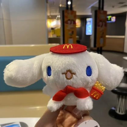 Sanrio Anime Kawaii Hello Kittys – McDonald's Revenue Officer, Cinnamoroll-Mikrofon-Plüschanhänger, Pochacco-Mädchen-Taschen-Geschenk