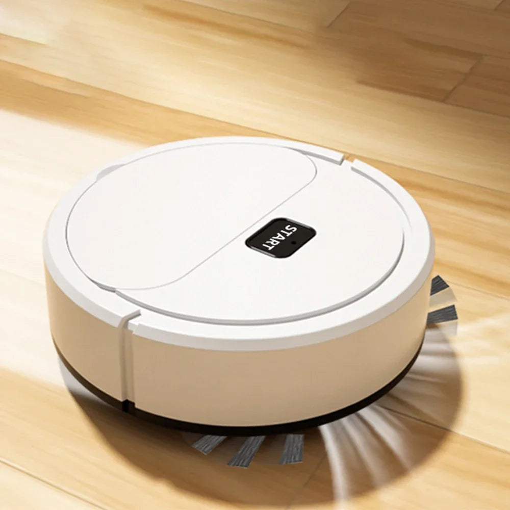 Intelligenter Kehrroboter, vollautomatischer Kehrstaubsauger, der den Boden wischt, Mini-Reiniger für den Heimgebrauch, Lazybones 3-in-1-Kehrmaschine