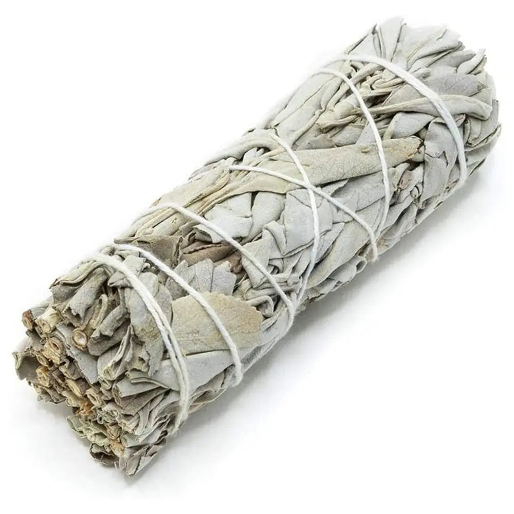 10 cm White Sage Bundle California Smudge Stick – Aromatherapie, Energetische Reinigung, Spirituelle Räucherstäbchenbündel für Räuchern