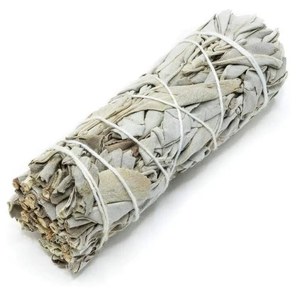 10 cm White Sage Bundle California Smudge Stick – Aromatherapie, Energetische Reinigung, Spirituelle Räucherstäbchenbündel für Räuchern
