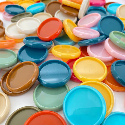 32mm Pilzlochbindung Bindung Clasp -Notebook -Scheibe Ringe Plastikscheibenbindemittel Ring Binder Buch Bindung Lieferungen Disc Planer 11pcs