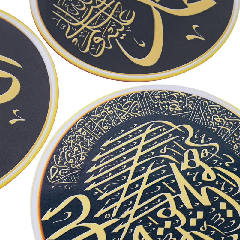 1pc 30cm Islamische Wandaufkleber Eid Mubarak Ramadan Kareem Festival Party Dekoration Eid Home Art Aufkleber abnehmbare Wandaufkleber