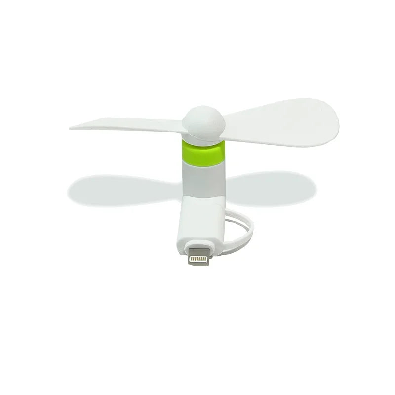 Kreativer Mini Tragbarer Micro-USB-Lüfter 5v 1w Mobiltelefon USB C Mini Fan Gadget Fan Tester