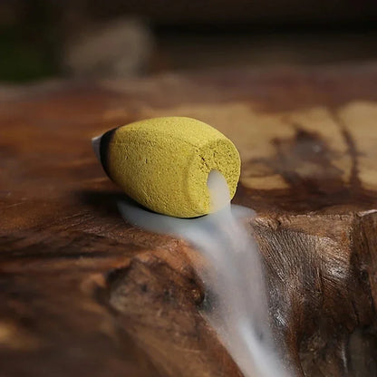 Y 50pcs Haushalt Natürlicher Refluxturm Weihrauch Sandelholz Lavendel Tee Rauch Rückfluss Räucherstäbchen Kegel Duftende Reflux Aromatherapie