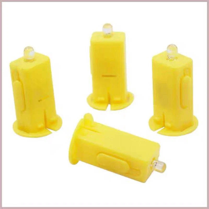 1/2/3PCS Led Papier Laterne Dochte Elektronische Batterie Betrieben Sichere Dekoration Kleine Kerze Hochzeit Party Dekor Laterne Led Licht