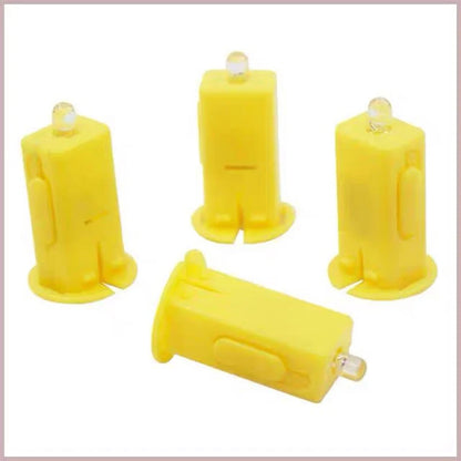 1/2/3PCS Led Papier Laterne Dochte Elektronische Batterie Betrieben Sichere Dekoration Kleine Kerze Hochzeit Party Dekor Laterne Led Licht