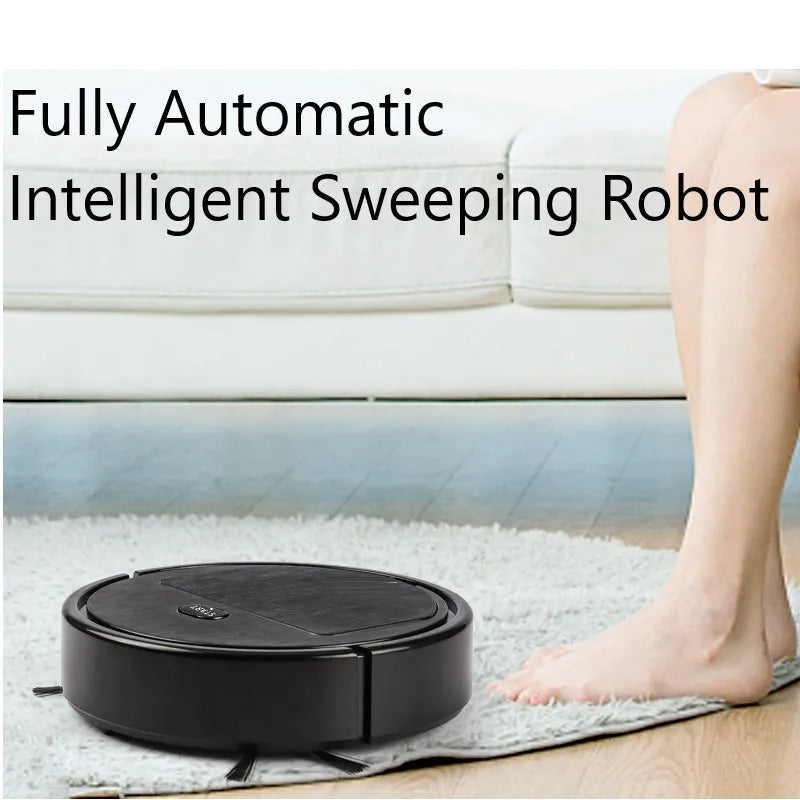 Intelligenter Kehrroboter, vollautomatischer Kehrstaubsauger, der den Boden wischt, Mini-Reiniger für den Heimgebrauch, Lazybones 3-in-1-Kehrmaschine