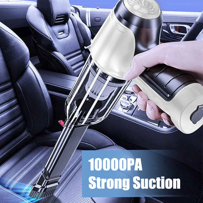 Kabelloser Handstaubsauger Air Duster Wiederaufladbarer tragbarer Mini-Autostaubsauger Wireless für Auto-Desktop-Tastatur