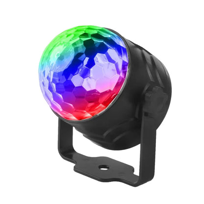 ALIEN RGB Rotierende Magische Disco-Kugel – Soundgesteuertes DJ-Stroboskoplicht – Perfekt für Party, Hochzeit, Tanz, Weihnachten & Geburtstags-Show