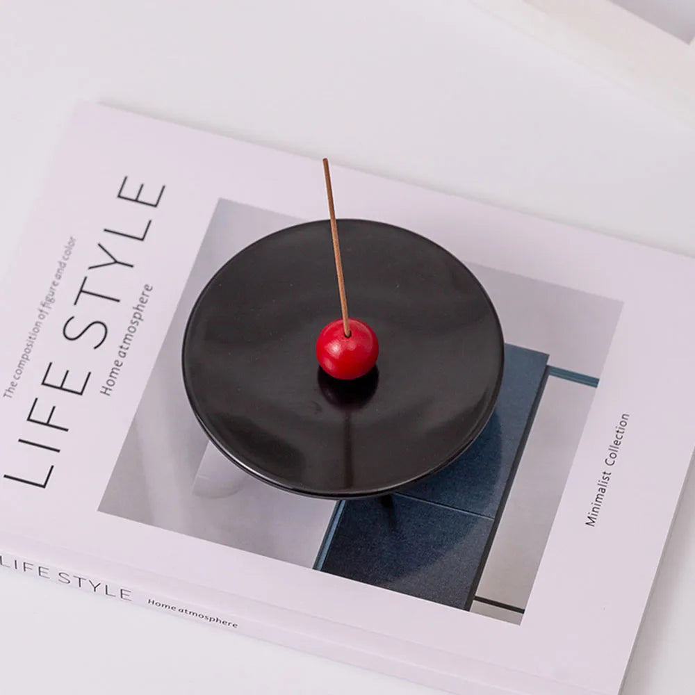 1pc Harz Weihrauch Burner Stick Halter Linie Weihrauchplatte Sandelholz Coil Basis Tempel Yoga Studios Home Dekoration