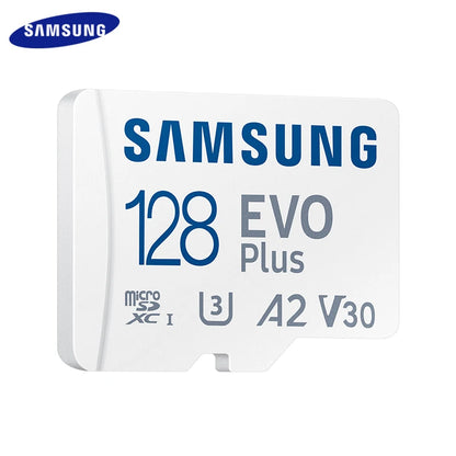 Samsung 512 GB 256 GB 128 GB A2 V30 Speicherkarte EVO Plus Micro SD Karte 64 GB A1 V10 High Speed UHS-I Klasse 10 TF Karte für Kamera