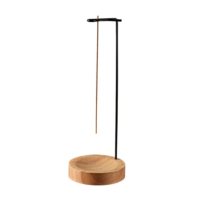 Kreativer Umgedrehter Räucherbrenner – Holz-Rundräucherstäbchenhalter, Räucherschale, Ornament für Schlafzimmer, Yoga-Dekoration, Handwerkskunst