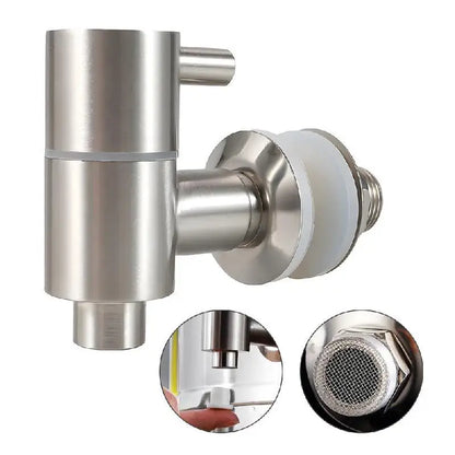 Neuer Zapfen für Getränkespender, polierter Edelstahl, Getränkespender, Wasserhahn, 12 mm, 16 mm, Ersatz für Wasserspenderglas
