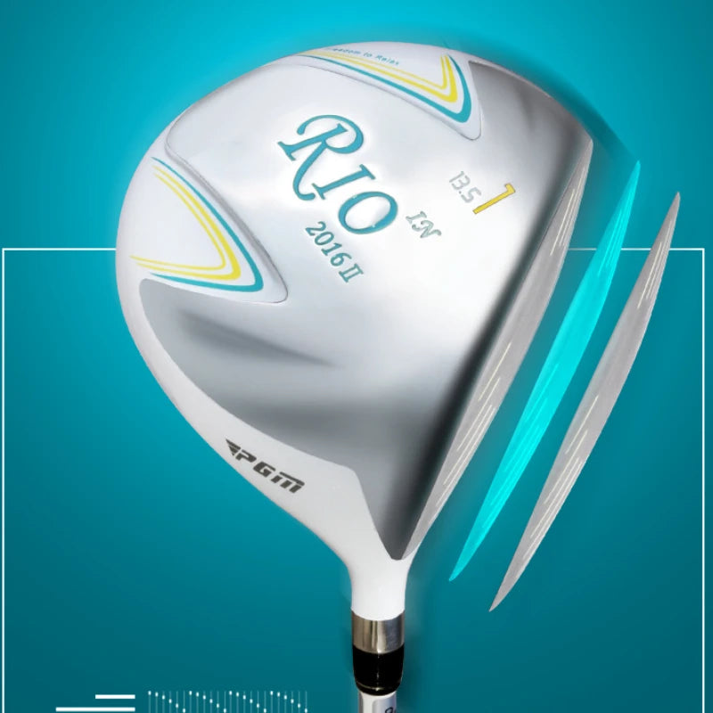 PGM RIO Frauen 4pcs Golf Club Set mit Golftasche Carbon 1/7/S/PT Eisen Holz Driver Putting Sand Anfänger Training LTG014